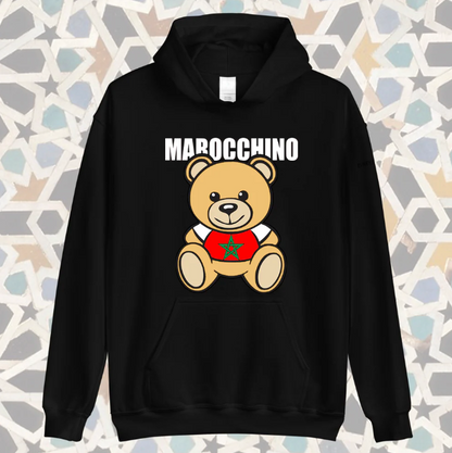 MAROCCHINO BEAR HOODIE UNISEX